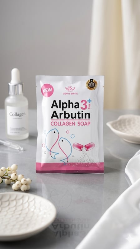 Alpha Arbutin 3 Plus+ Collagen Soap