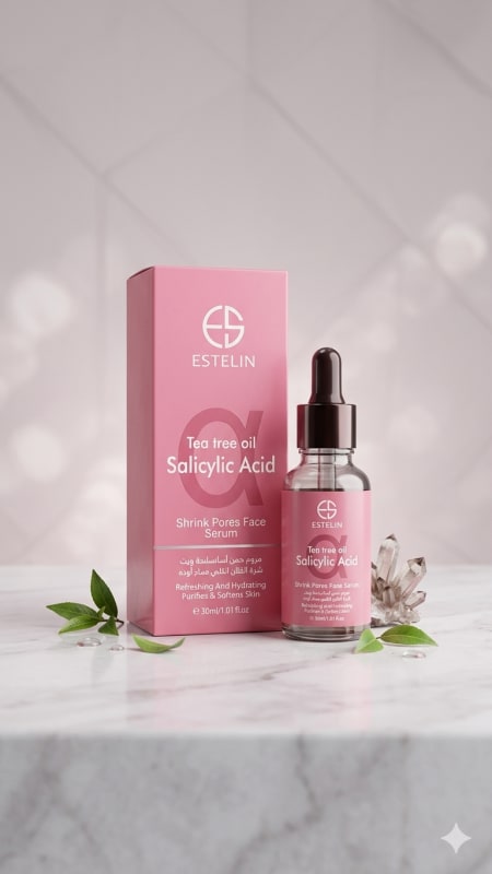 Estélin Tea Tree Oil & Salicylic Acid Shrink Pores Face Serum