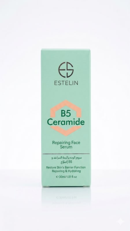 Estelin B5 Ceramide Repairing Face Serum.