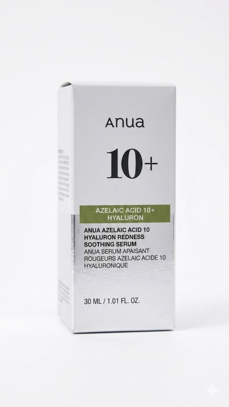 Anua Azelaic Acid 10 + Hyaluron Redness Soothing Serum.