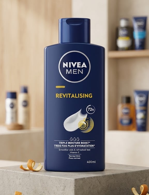 NIVEA MEN Revitalising Body Lotion