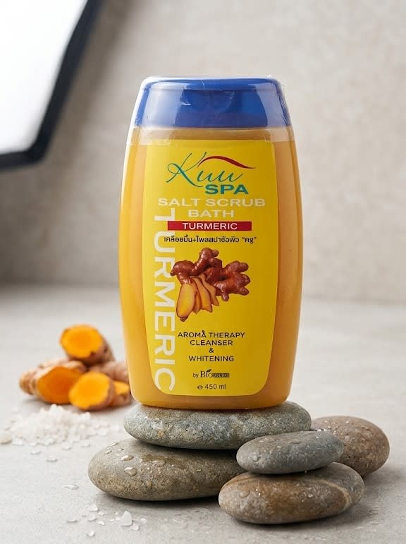 Kuu SPA Salt Scrub Bath – Turmeric