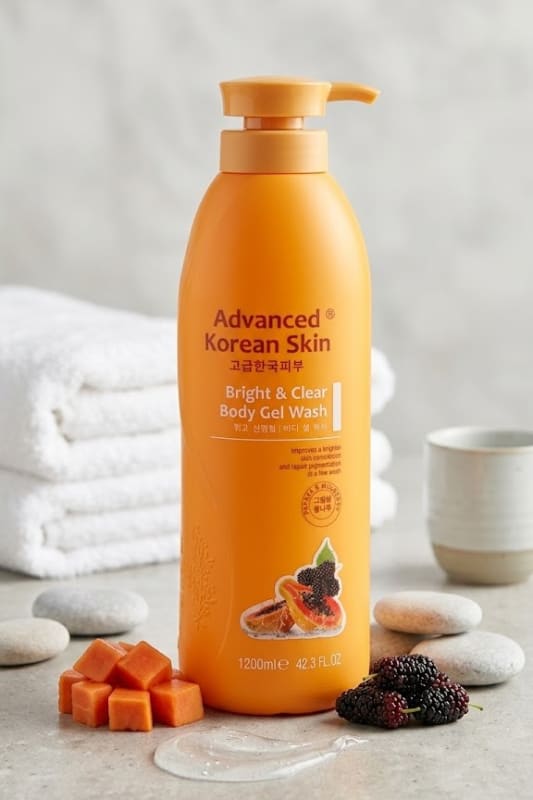 Advanced Korean Skin Bright & Clear Body Gel Wash