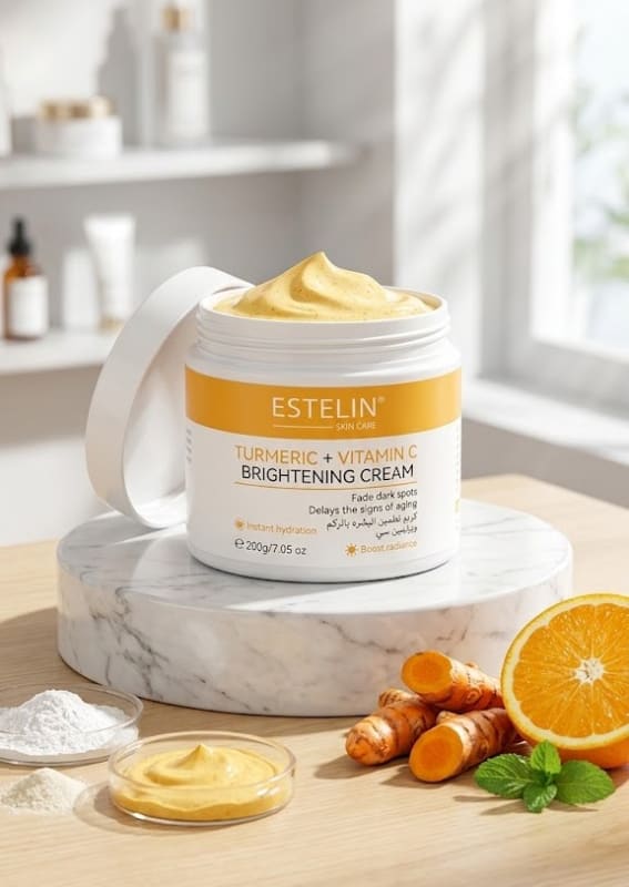 ESTELIN Turmeric + Vitamin C Brightening Cream.