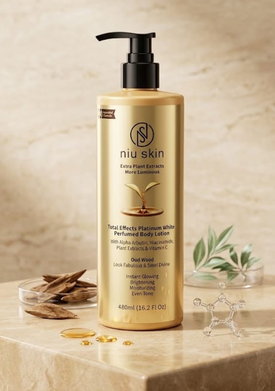 Niu Skin Total Effects Platinum White Perfumed Body Lotion