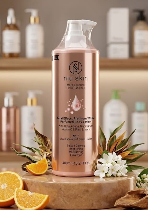 Niu Skin Total Effects Platinum White Perfumed Body Lotion No. 5