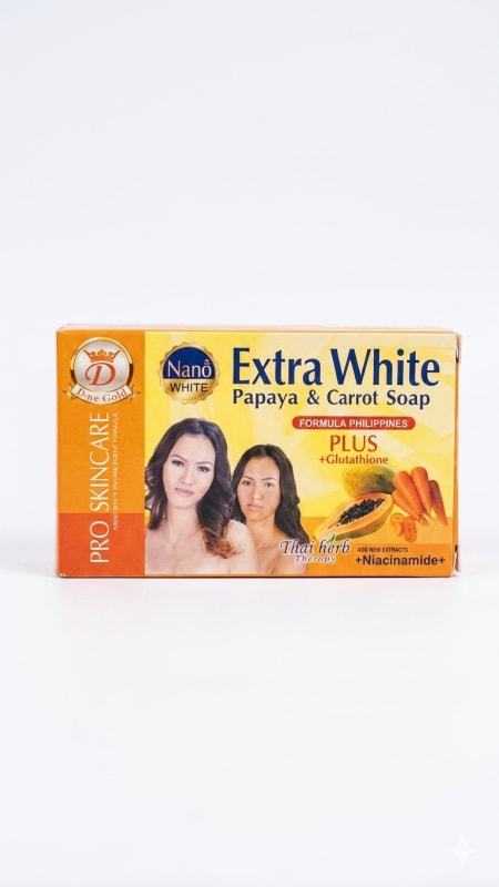 NANO EXTRA WHITE PAPAYA & CARROT SOAP