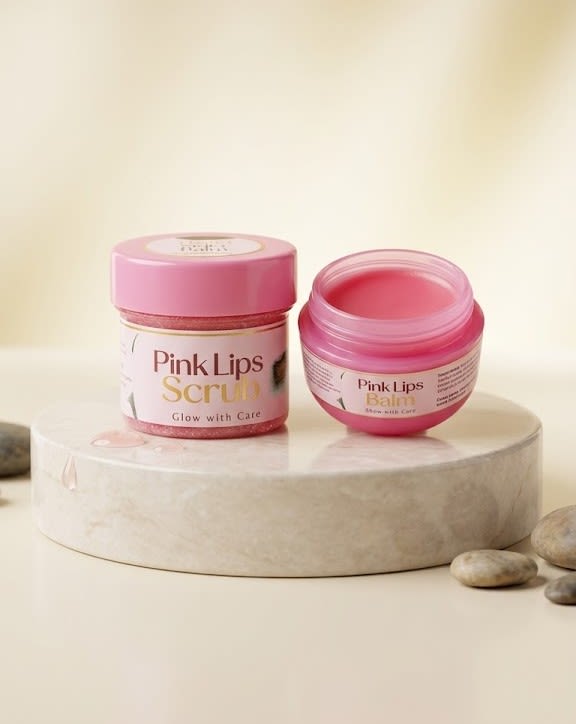 Pink Lips Scrub & Pink Lips Balm