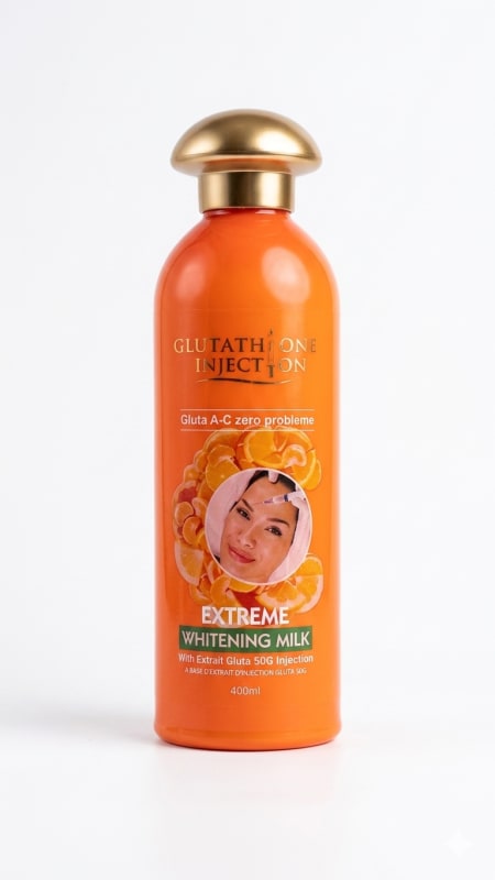 Glutathione Injection Extreme Whitening Milk.