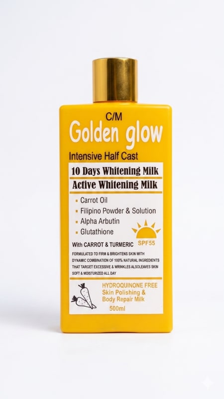 c/m Golden Glow Intensive Half Cast Whitening Milk