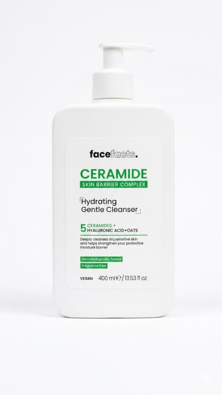 Face Facts Ceramide Hydrating Gentle Cleanser.