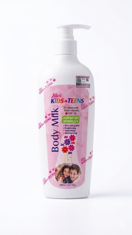 Lilies Kids & Teens Body Milk.