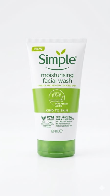 Simple® Moisturising Facial Wash (Kind to Skin™)