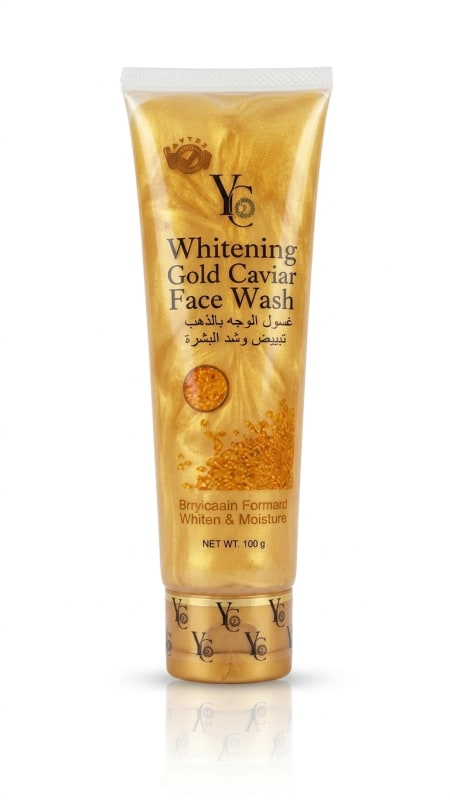 YC Whitening Gold Caviar Face Wash.