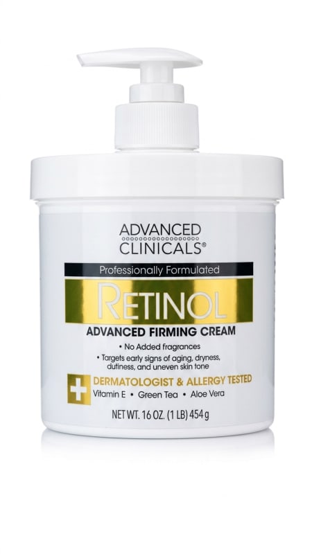 Advanced Clinicals Retinol Advanced Firming Cream.