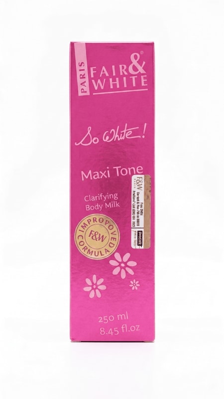 Fair & White Paris "So White!" Maxi Tone Clarifying Body Milk. 250ml