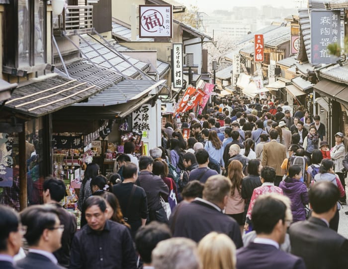 Foule de kyoto