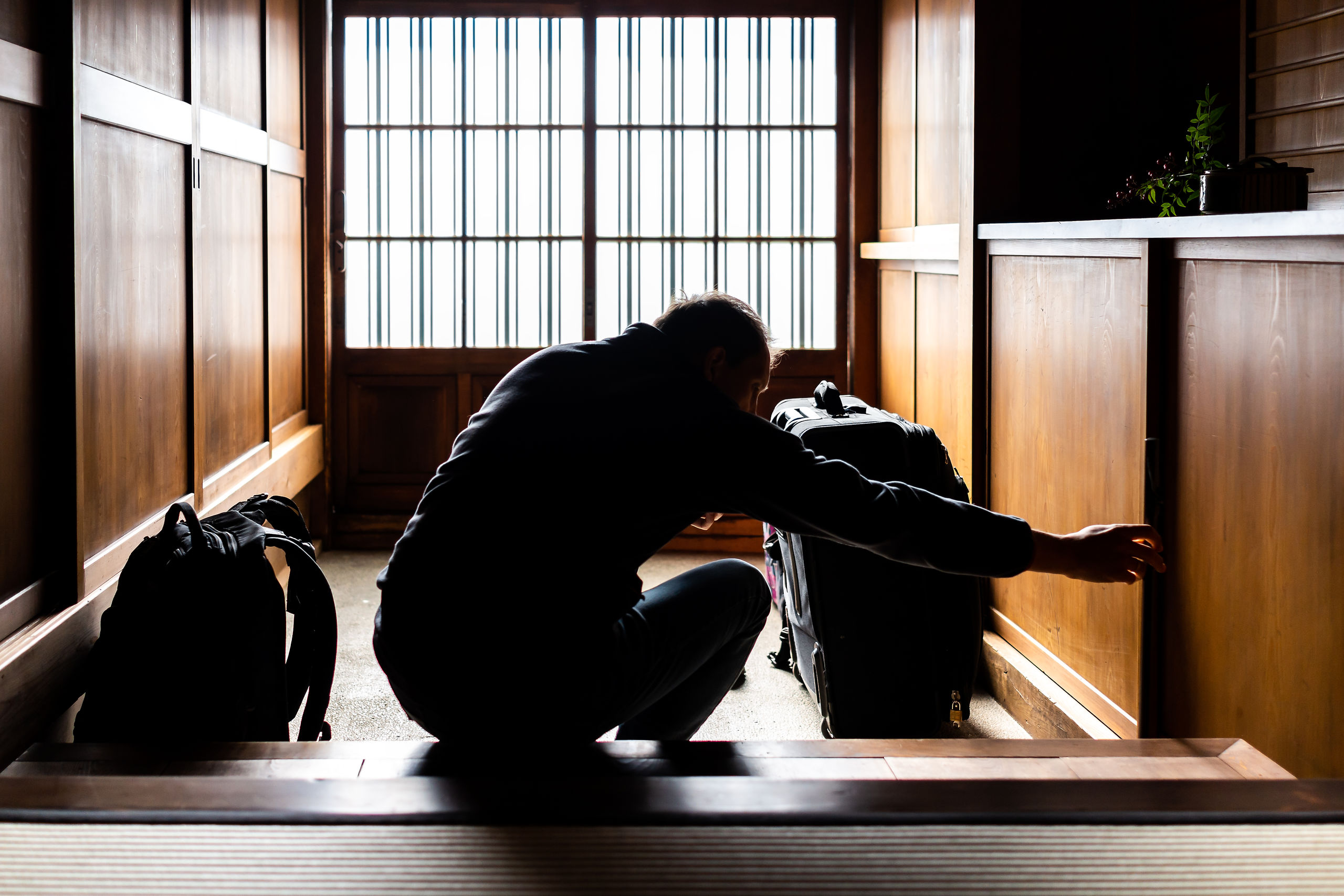 L’accueil à l’arrivée dans un ryokan