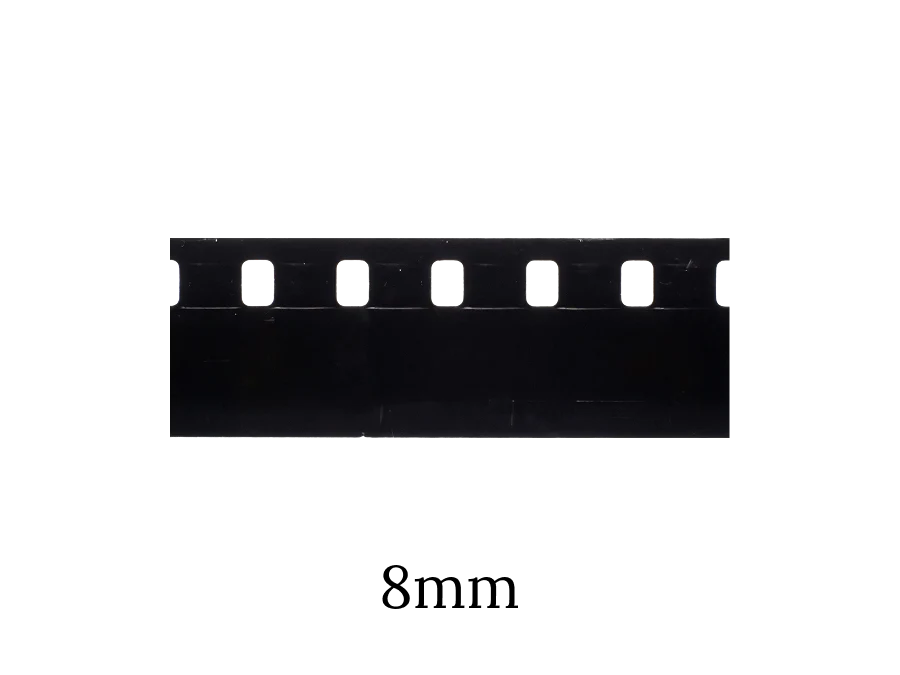 Standard 8mm film strip