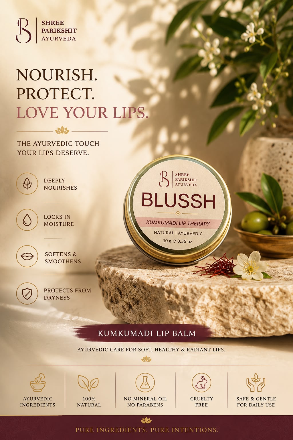BLUSSH - Kumkumadi Lip Therapy