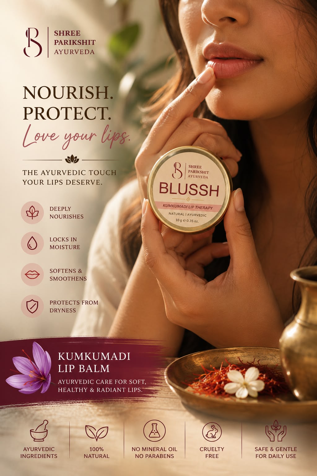 BLUSSH - Kumkumadi Lip Therapy