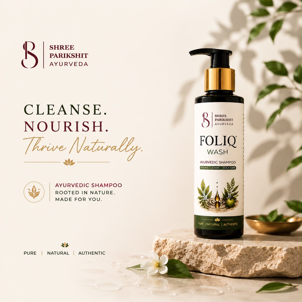 Foliq wash - Ayurvedic Shampoo