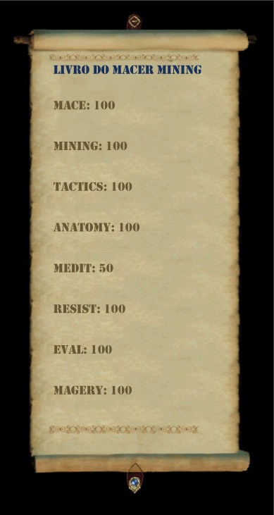 Livro do Macer Mining Mage