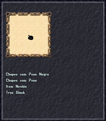 Chapeu com Pena Negro