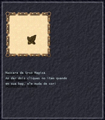 Mascara de Urso Magica