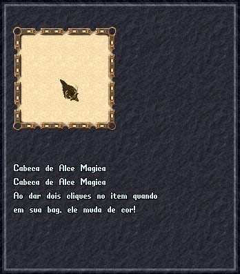 Cabeca de Alce Magica