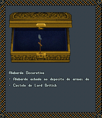 Alabarda Decorativa