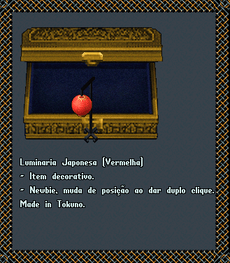 Luminaria Japonesa (Vermelha)