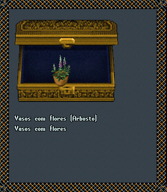 Vasos com flores (Arbusto)