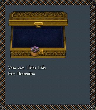 Vaso com Lírios Lilás