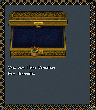 Vaso com Lírios Vermelhos