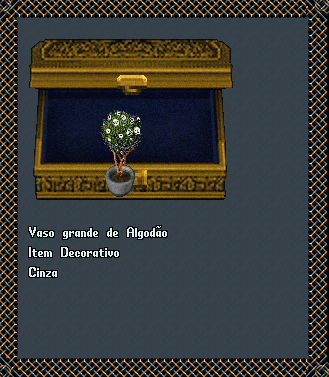 Vaso grande de Algodão