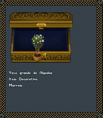 Vaso grande de Algodão