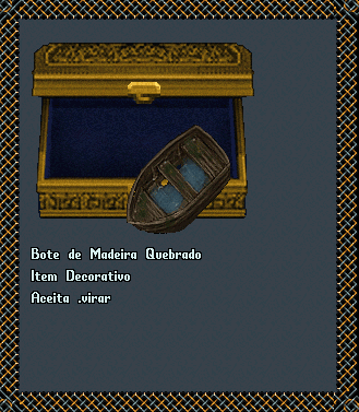 Bote de Madeira Quebrado
