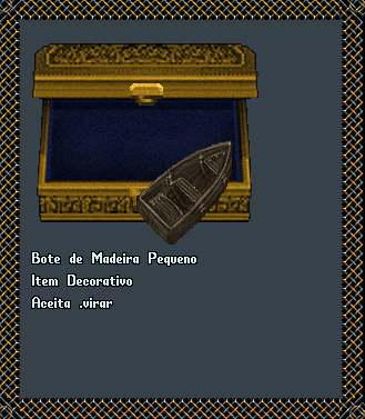 Bote de Madeira Pequeno