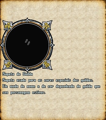 Sapato especial para guildas