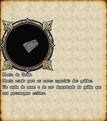 Manto especial para guildas