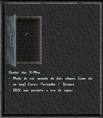 Oculos dos X-Men