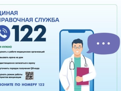 Обратная связь о качестве работы «Службы 122» через Госуслуги