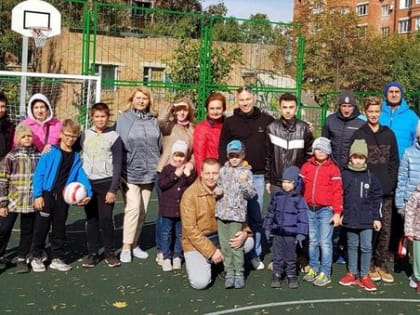 Еще одна спортплощадка преобразилась в Таганроге