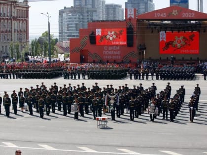 В День Победы в городе состоялся традиционный Военный Парад