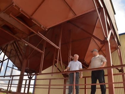 В фермерском хозяйстве Вячеслава Нетребина  построен новый ЗАВ