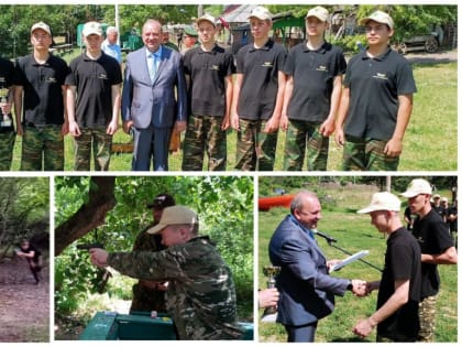 В хуторе Пухляковском прошел областной военно-спортивный лагерь «Военный городок»
