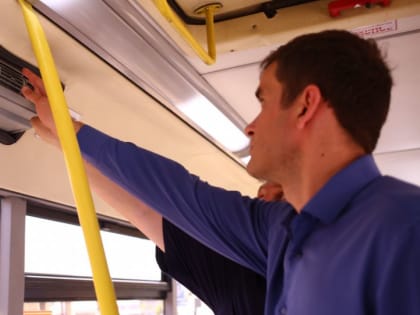 Департамент транспорта продолжает проверку работы кондиционеров в общественном транспорте