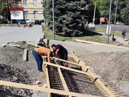 На Северной площади Таганрога восстановлено освещение