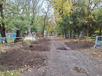 В Таганроге появились бутафорские захоронения для съемок фильмов